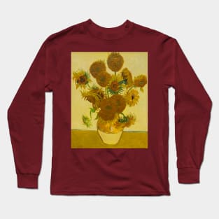 Sunflowers by van Gogh Long Sleeve T-Shirt